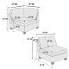 MODULAR SET - 2PC in Gray